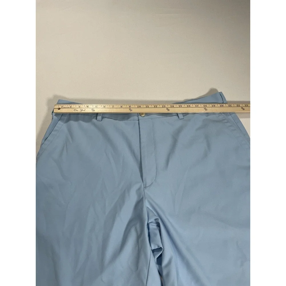 Peter Millar Salem shorts Men's 42 Performance Chino Golf Light Blue Wicking - Picture 11 of 11